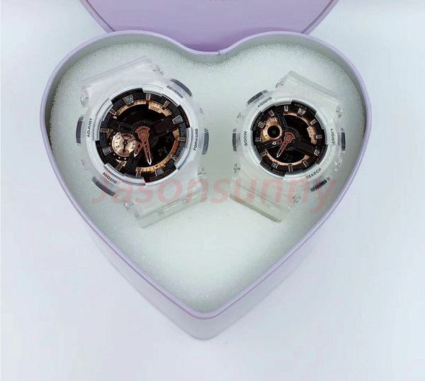 Lovers Couple sport Swimming waterproof watch New style transparent case Baby sport watch Rubber strap shock All Function Work watches
Lovers Couple sport Swimming waterproof watch New style transparent case Baby sport watch Rubber strap shock All Function Work watches