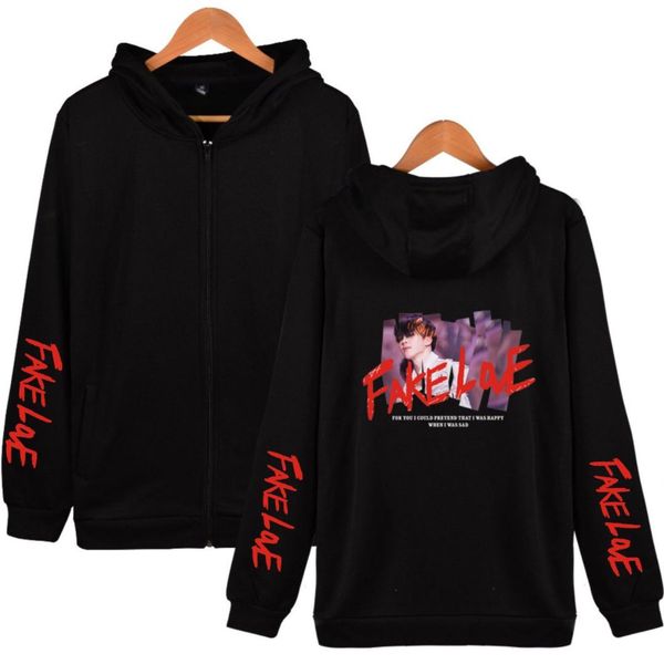 bts army fake love new women's hoodies couple's woman/men's zipper pocket hip hop bangtan boys kpop fans sweatshirts coats, Black
bts army fake love new women's hoodies couple's woman/men's zipper pocket hip hop bangtan boys kpop fans sweatshirts coats, Black