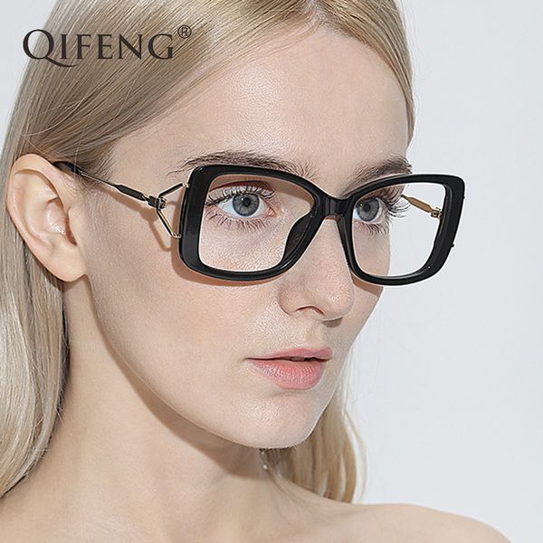 qifeng eyeglasses frame women computer optical eye glasses spectacle frame for women's transparent female clear lens qf104, Silver
qifeng eyeglasses frame women computer optical eye glasses spectacle frame for women's transparent female clear lens qf104, Silver