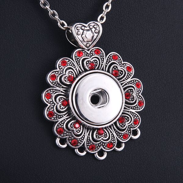 2018 new snap jewelry red crystal pendant snap necklace 18mm button jewelry women pendant necklace with chains 9868, Silver
2018 new snap jewelry red crystal pendant snap necklace 18mm button jewelry women pendant necklace with chains 9868, Silver