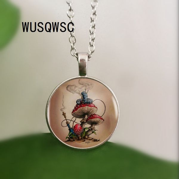 wusqwsc alin wonderland mushroom pendant choker statement silver necklace for women dress accessories glass jewelry
wusqwsc alin wonderland mushroom pendant choker statement silver necklace for women dress accessories glass jewelry