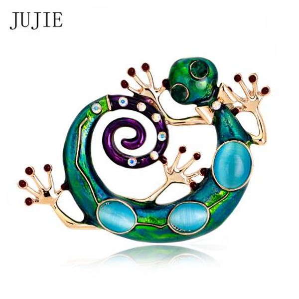 jujie enamel lizard brooches for women 2018 fashion green rhinestone brooch pins esmaltes gecko animal jewelry dropshipping, Gray
jujie enamel lizard brooches for women 2018 fashion green rhinestone brooch pins esmaltes gecko animal jewelry dropshipping, Gray