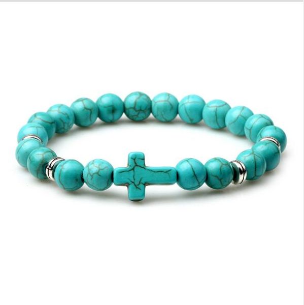 8mm lava stone turquoise beads cross bracelet volcanic rock stone aromatherapy essential oil diffuser bracelet for women, Golden;silver
8mm lava stone turquoise beads cross bracelet volcanic rock stone aromatherapy essential oil diffuser bracelet for women, Golden;silver