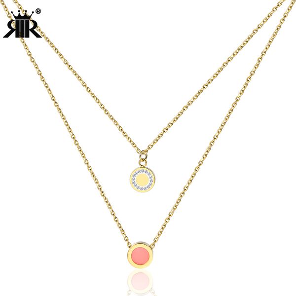 rir double layered multilayer necklace cute pink bijoux charm round crystal statement necklace women 2018, Silver
rir double layered multilayer necklace cute pink bijoux charm round crystal statement necklace women 2018, Silver