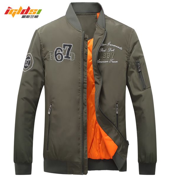 men's winter thick bomber jacket coat cotton down parkas brand embroidery windproof warm pilot jacket m-2xl, Black;brown
men's winter thick bomber jacket coat cotton down parkas brand embroidery windproof warm pilot jacket m-2xl, Black;brown