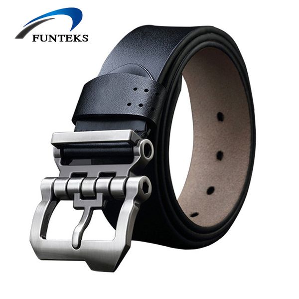 funteks2017 brand designer belts men cow genuine leather men belt pin buckle mens belts luxury strap ceinture homme, Black;brown
funteks2017 brand designer belts men cow genuine leather men belt pin buckle mens belts luxury strap ceinture homme, Black;brown