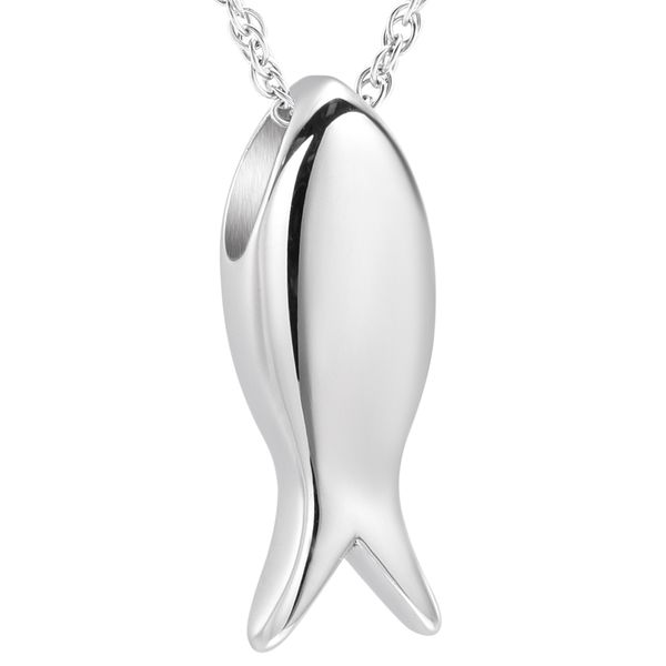fish shape cremation jewelry in pendant necklace for ashes holder necklaces, cremation keepsake memorial locket, Silver
fish shape cremation jewelry in pendant necklace for ashes holder necklaces, cremation keepsake memorial locket, Silver