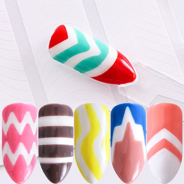 1pcs french style sticker manicure template nail art stickers curved wave hollow stencils 3d creative tips nail tools lafj01-22, Black
1pcs french style sticker manicure template nail art stickers curved wave hollow stencils 3d creative tips nail tools lafj01-22, Black