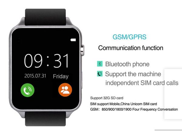 SIM Card Bluetooth Sports GT88 Smart Watch with Heart Rate Monitor and Wristwatch Phone Mate Independent Smartphone for Android IOS 2018
SIM Card Bluetooth Sports GT88 Smart Watch with Heart Rate Monitor and Wristwatch Phone Mate Independent Smartphone for Android IOS 2018