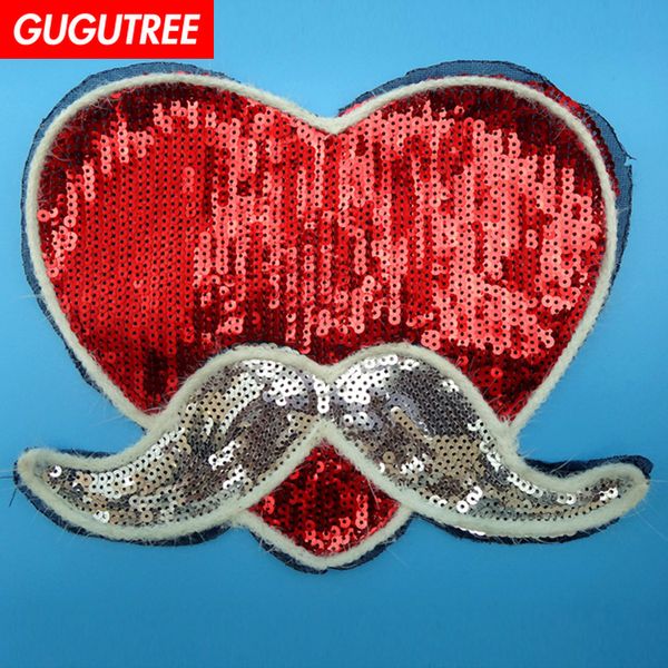 gugutree embroidery sequins big love heart patches letter patches badges applique patches for clothing bp-316, Black
gugutree embroidery sequins big love heart patches letter patches badges applique patches for clothing bp-316, Black
