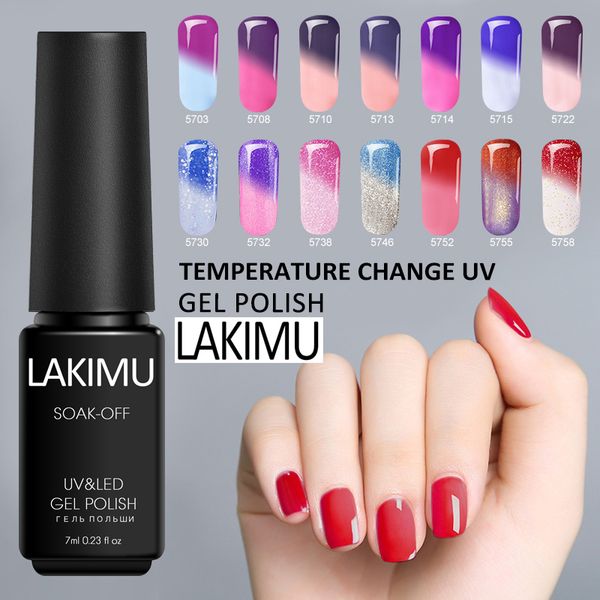 lakimu 1pcs new gel color temperature change color uv gel nail polish semi permanent varnishes 7ml poly nail lacquer, Red;pink
lakimu 1pcs new gel color temperature change color uv gel nail polish semi permanent varnishes 7ml poly nail lacquer, Red;pink