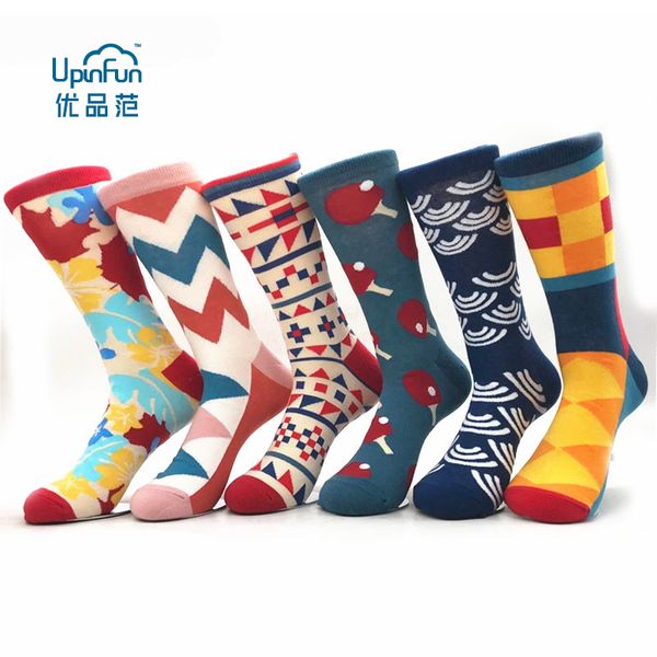 upinfun british style geometric contrast color personality lovers men's cotton stockings (6 pairs/lot, Black
upinfun british style geometric contrast color personality lovers men's cotton stockings (6 pairs/lot, Black