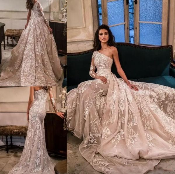 luxury mermaid wedding dresses with overskirts one shoulder pretty appliqued church garden wedding dresses bridal gowns 2019 new arrival, White
luxury mermaid wedding dresses with overskirts one shoulder pretty appliqued church garden wedding dresses bridal gowns 2019 new arrival, White
