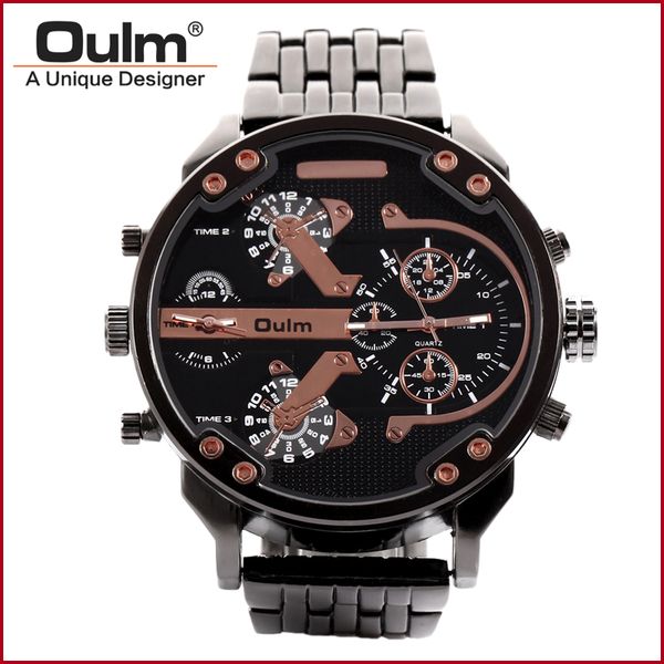 man wristwatch china manufacturer oulm brand quartz watches men watch men big dial analog dial display new with tags ht3548, Slivery;brown
man wristwatch china manufacturer oulm brand quartz watches men watch men big dial analog dial display new with tags ht3548, Slivery;brown
