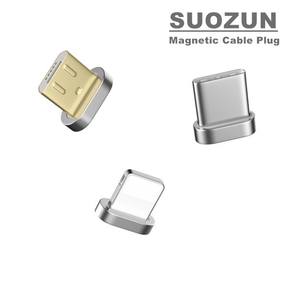 SUOZUN Magnetic Cable plug Type C Micro USB C 8 pin Fast Charging Adapter Phone Microusb Type-C Magnet Charger cord plugs
SUOZUN Magnetic Cable plug Type C Micro USB C 8 pin Fast Charging Adapter Phone Microusb Type-C Magnet Charger cord plugs