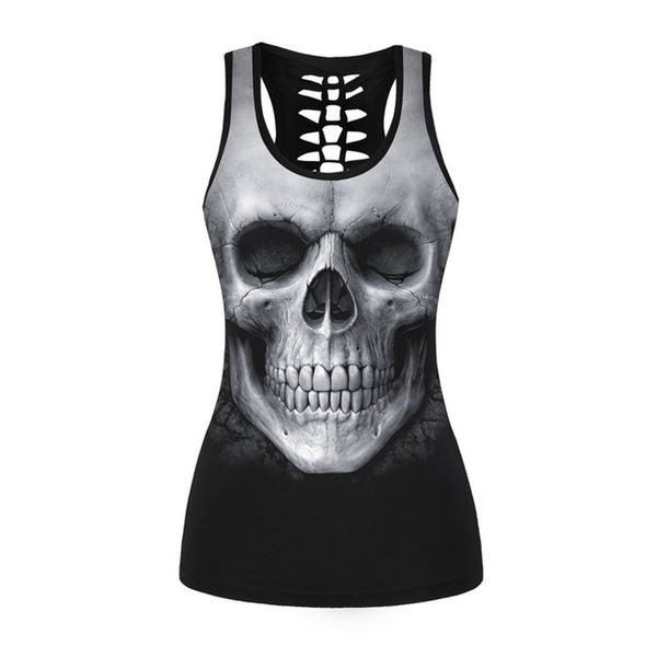 Streetwear Summer New Skeleton Cat Unicorn Tank Tops Women Bodybuilding Halter Top Black Slim Women Sportes Camis Femme Fitness Crochet Top
Streetwear Summer New Skeleton Cat Unicorn Tank Tops Women Bodybuilding Halter Top Black Slim Women Sportes Camis Femme Fitness Crochet Top