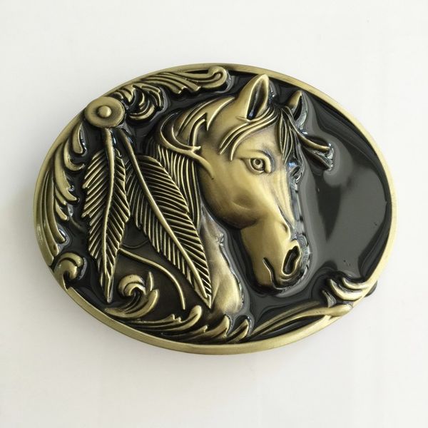 1 pcs bronze horse head cowboys belt buckle woman man jeans jewelry accessories fit 4cm wide belts, Slivery;black
1 pcs bronze horse head cowboys belt buckle woman man jeans jewelry accessories fit 4cm wide belts, Slivery;black