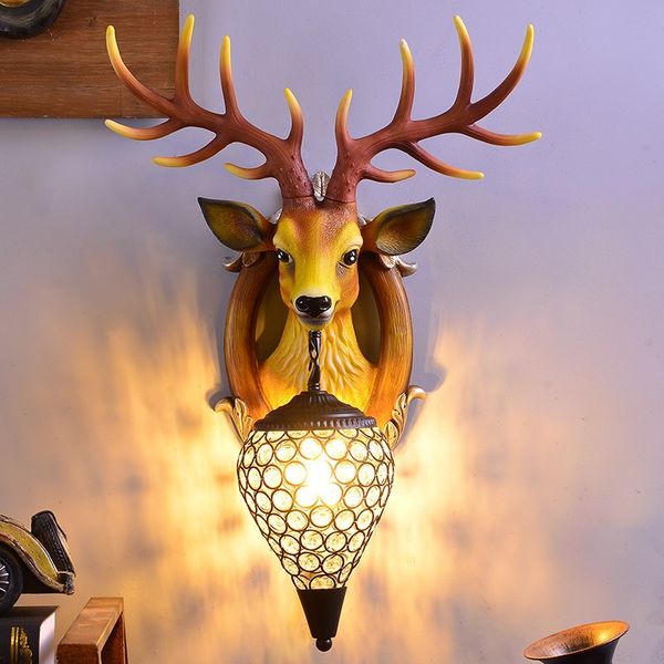 american deer head wall lamp bedroom bedside lights restaurant living room retro wall light fixtures corridor mirror creative lamps
american deer head wall lamp bedroom bedside lights restaurant living room retro wall light fixtures corridor mirror creative lamps