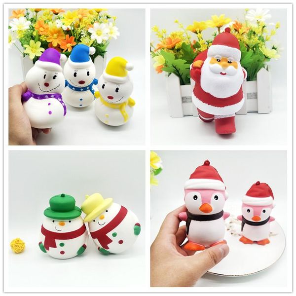 DHL 020 Squishy cartoon children toys kids Christmas gift Santa Claus inched back teddy bear snowman penguin Decompression toy
DHL 020 Squishy cartoon children toys kids Christmas gift Santa Claus inched back teddy bear snowman penguin Decompression toy