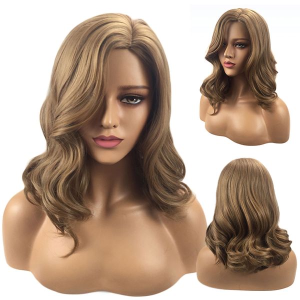 2018 body wave blonde color synthetic lace front wig heat resistant synthetic swiss lace hair wigs in stock, Black
2018 body wave blonde color synthetic lace front wig heat resistant synthetic swiss lace hair wigs in stock, Black