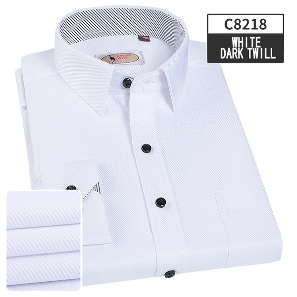 aoliwen 2018 brand men's shirt long sleeve new business casual shirt twill pure white cotton & polyester sizem-5xl, White;black
aoliwen 2018 brand men's shirt long sleeve new business casual shirt twill pure white cotton & polyester sizem-5xl, White;black