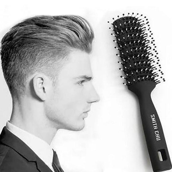1pc salon hair styling brush comb hair styling men antistatic style tool resin handle y1-5, Silver
1pc salon hair styling brush comb hair styling men antistatic style tool resin handle y1-5, Silver