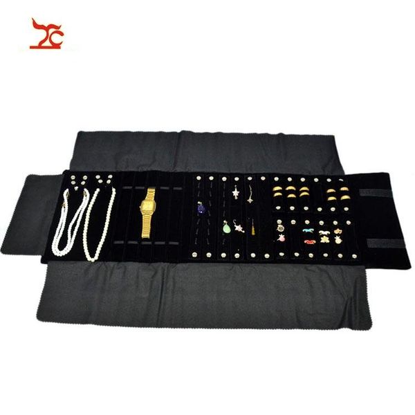 multi-functional velvet jewelry display chain necklace ring earring stud storage case foldable jewelry travel roll bag, Pink;blue
multi-functional velvet jewelry display chain necklace ring earring stud storage case foldable jewelry travel roll bag, Pink;blue