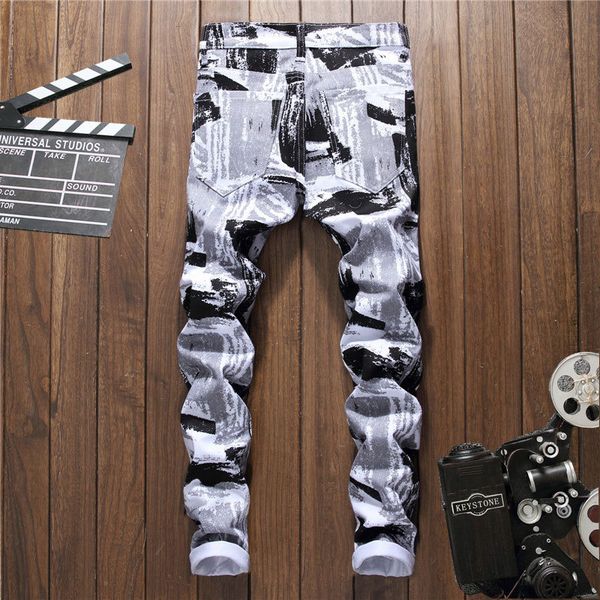 print design jeans for mens clothing spring autumn pants male fashion long stylish jeans, Blue
print design jeans for mens clothing spring autumn pants male fashion long stylish jeans, Blue
