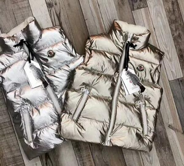 New high-end space silver baby boys and girls children's zipper thick down jacket vest long white duck down vest
New high-end space silver baby boys and girls children's zipper thick down jacket vest long white duck down vest