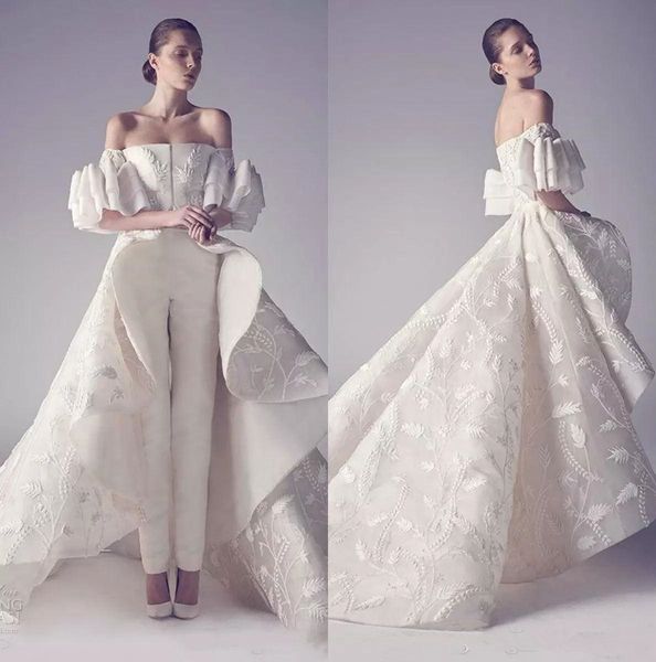 2019 autumn ashi studio prom dresses bateau pants overskirts applique evening dress formal party pageant gowns robes de soirée, Black