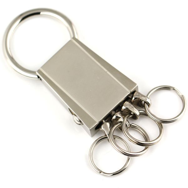 4 loops wasit hanging keychain key ring snap-fastener detachable key chain holder chaveiro portachiavi llaveros hombre, Silver
4 loops wasit hanging keychain key ring snap-fastener detachable key chain holder chaveiro portachiavi llaveros hombre, Silver
