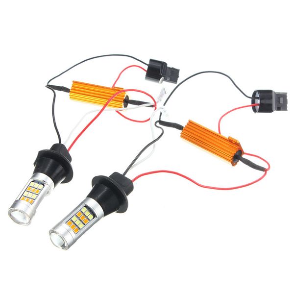 2pcs t20 7443 2835 42 smd 1000lm 20w car led drl daytime running light dual color switchback turn signal lamp bulb dc 12-24v
2pcs t20 7443 2835 42 smd 1000lm 20w car led drl daytime running light dual color switchback turn signal lamp bulb dc 12-24v