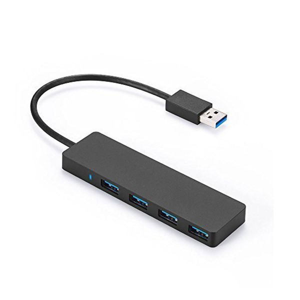 ultra slim 4-port super speed usb 3.0 data hub converter adapter for windows, mac os, linux - black
ultra slim 4-port super speed usb 3.0 data hub converter adapter for windows, mac os, linux - black
