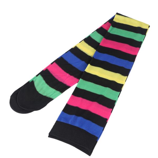 halloween thigh high socks cosplay rainbow strip leg stocking for party, Black
halloween thigh high socks cosplay rainbow strip leg stocking for party, Black