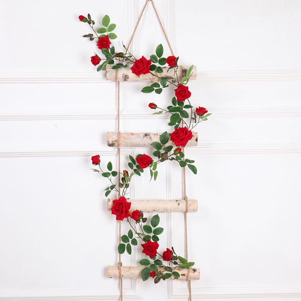 real touch artificial fake silk rose flower fake hanging decorative roses vine plants leaves artificial garland flowers wedding wall decor 
real touch artificial fake silk rose flower fake hanging decorative roses vine plants leaves artificial garland flowers wedding wall decor