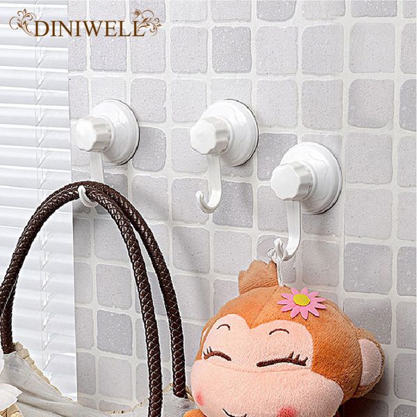 wholesale- diniwell 2 pcs suction cup hanger hooks plastic bathroom towels storage coats caps holder organization
wholesale- diniwell 2 pcs suction cup hanger hooks plastic bathroom towels storage coats caps holder organization
