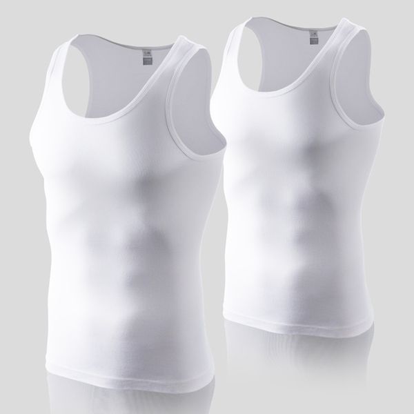 Tank Tops 2pcs /Lot Cotton O-Neck Tank Tops Basic Men Bodybuilding Sleeveless Undershirt Fitness High Elastic Muscle Men Top
Tank Tops 2pcs /Lot Cotton O-Neck Tank Tops Basic Men Bodybuilding Sleeveless Undershirt Fitness High Elastic Muscle Men Top