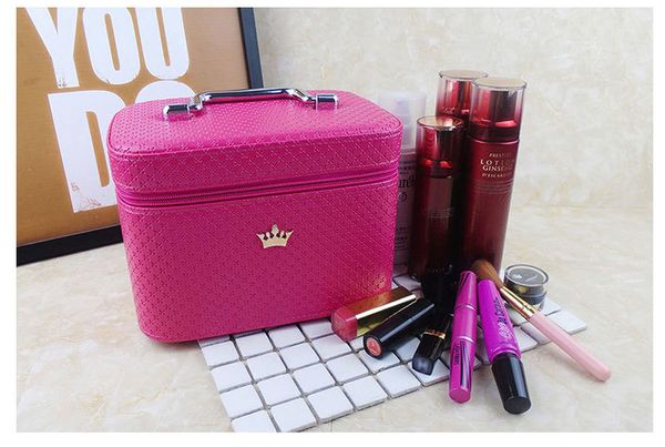 Women noble Crown big Capacity Professional Makeup Case Organizer High Quality Cosmetic Bag Portable Brush Storage box Suitcase
Women noble Crown big Capacity Professional Makeup Case Organizer High Quality Cosmetic Bag Portable Brush Storage box Suitcase