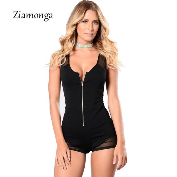 ziamonga women jumpsuit deep v mesh bodysuit tights bodycon casual short jumpsuit black zipper front women playsuits romper, Black;white
ziamonga women jumpsuit deep v mesh bodysuit tights bodycon casual short jumpsuit black zipper front women playsuits romper, Black;white
