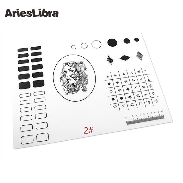 nail practice coloring mat silica gel magic workshop coloring practice pad nail art equipment, Silver
nail practice coloring mat silica gel magic workshop coloring practice pad nail art equipment, Silver