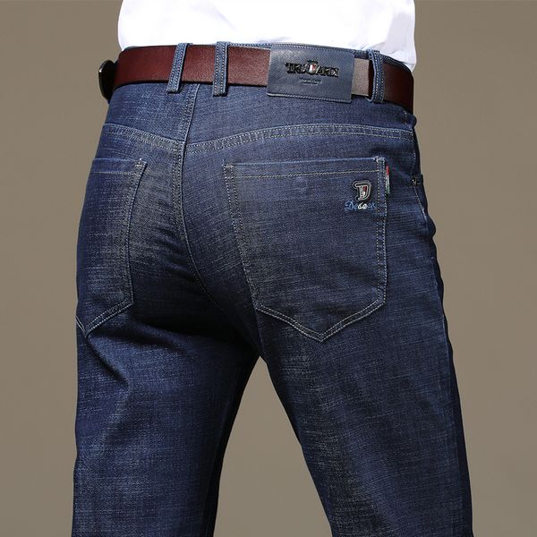 mens jeans 2018 autumn new fashion business casual denim pants men jeans cotton straight cut slight stretch trousers large size, Blue
mens jeans 2018 autumn new fashion business casual denim pants men jeans cotton straight cut slight stretch trousers large size, Blue