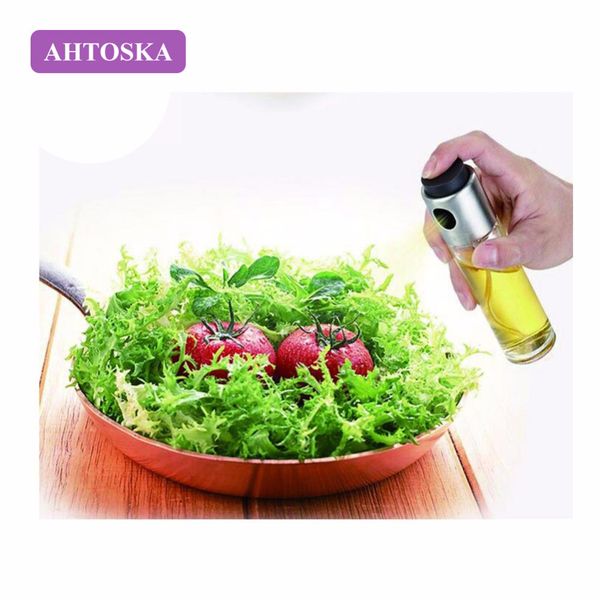 ahtoska oil sprayer glass bottle olive pump stainless steel vinegar spraying bottle kitchen oil tool
ahtoska oil sprayer glass bottle olive pump stainless steel vinegar spraying bottle kitchen oil tool