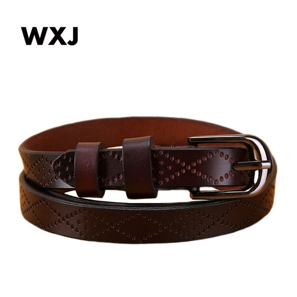 wxj women fashion 2018 belt female genuine leather belts for women designer ceinture wl125, Black;brown
wxj women fashion 2018 belt female genuine leather belts for women designer ceinture wl125, Black;brown