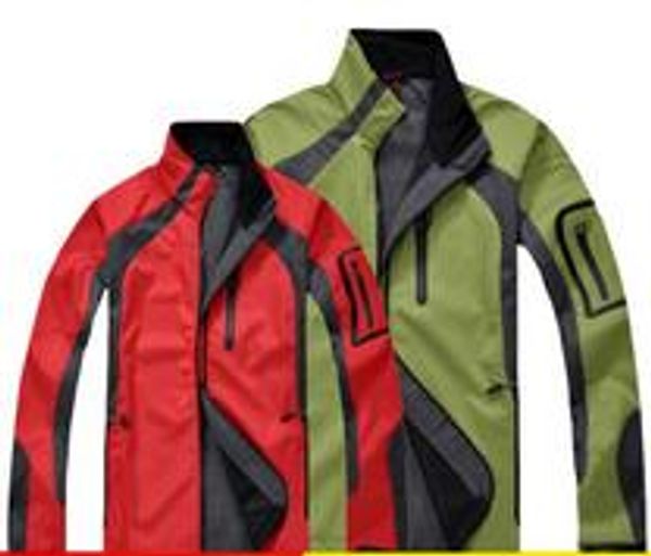men waterproof breathable softshell jacket outdoors sports coats ski hiking windproof winter outwear soft shell mens hiking jackets 6color, Black;brown
men waterproof breathable softshell jacket outdoors sports coats ski hiking windproof winter outwear soft shell mens hiking jackets 6color, Black;brown