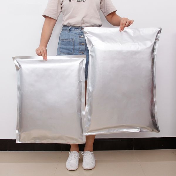 super large aluminum foil bags heat seal packing food bag silver aluminum foil mylar bags food storage lx1105
super large aluminum foil bags heat seal packing food bag silver aluminum foil mylar bags food storage lx1105
