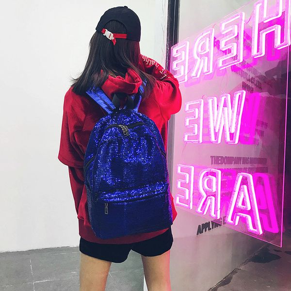 sequin bag female korean version of the new backpack large capacity simple student backpack travel
sequin bag female korean version of the new backpack large capacity simple student backpack travel