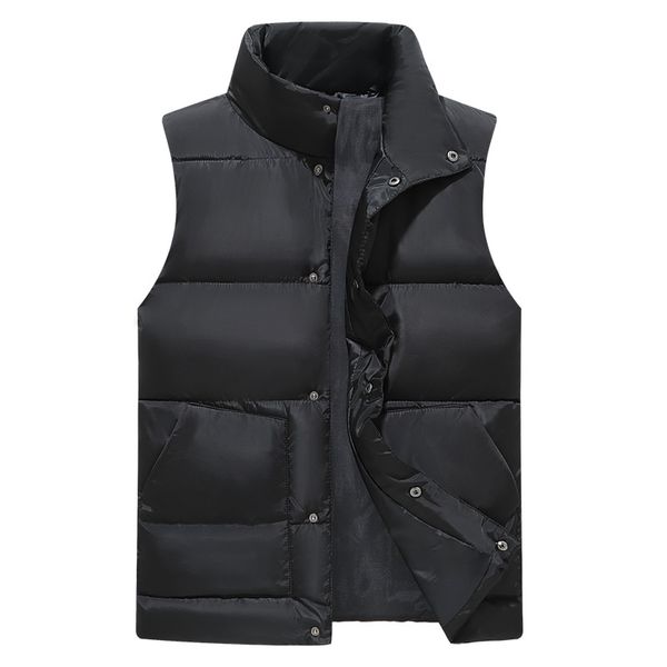 bb-c1225 2018 new pure color stand collar autumn and winter warm big size men fashion handsome vest wholesale, Black;white
bb-c1225 2018 new pure color stand collar autumn and winter warm big size men fashion handsome vest wholesale, Black;white