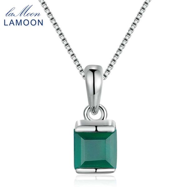 lamoon 925 sterling silver jewelry pendant necklace for women natural square green chalcedony gemstone trendy necklaces ni038
lamoon 925 sterling silver jewelry pendant necklace for women natural square green chalcedony gemstone trendy necklaces ni038