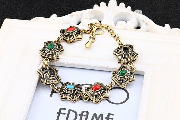 women jewelry bracelets ethnic style vintage natural resin rhinestone alloy bracelets&bangles retro jewelry, Golden;silver
women jewelry bracelets ethnic style vintage natural resin rhinestone alloy bracelets&bangles retro jewelry, Golden;silver
