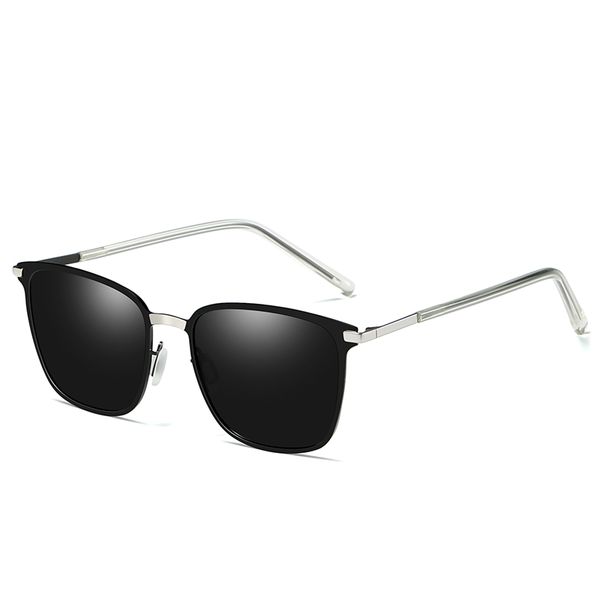men's fashion square polarized sunglasses for men black frame gafas de sol classic driving eyewear male travel sun glasses, White;black
men's fashion square polarized sunglasses for men black frame gafas de sol classic driving eyewear male travel sun glasses, White;black